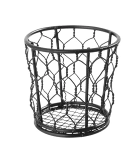 Koszyk Do Pieczywa/ Z Metalu Malowanego Proszkowo/ Okrągły/ Czarny/ Ø100x90 Mm Hendi 425817-1428