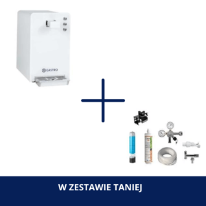 Zestaw Xiv Dystrybutor Do Wody/ Nablatowy/ Woda Letnia/zimna/gazowana/ Wydajność 20 L/h/ Biały Jg Import + Zestaw Montażowy I Do Dystrybutora Do Wody Jg Import-8181