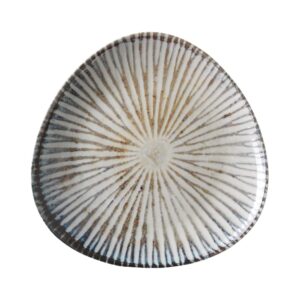 Talerz Płytki Trójkątny/ Ammonite/ Ø260 Mm Fine Dine 200292-8604