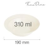 Miska Płytka Crema / 310 Ml Fine Dine 770313-4242