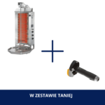 Zestaw Xvi Gyros/kebab Elektryczny/wsad 50 Kg/ 14 Kw/ 450x500x1120 H Potis E 3 +nóż Do Gyros/kebab Elektryczny Potis Jg Gastro-7104