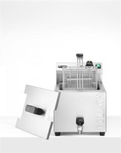 Frytownica Elektryczna Xl/ Nastawna/ Z Kranem Spustowym / 1 Komorowa/ 10 L Hendi 209431-1383