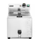 Frytownica Elektryczna Xl/ Nastawna/ Z Kranem Spustowym / 1 Komorowa/ 10 L Hendi 209431-7538