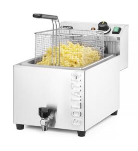 Frytownica Elektryczna Xl/ Nastawna/ Z Kranem Spustowym / 1 Komorowa/ 10 L Hendi 209431-6343