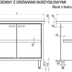 Stół Przyścienny Z Drzwiami Suwanymi/ 1900x700x850 Mm Stalgast 980467190-1266